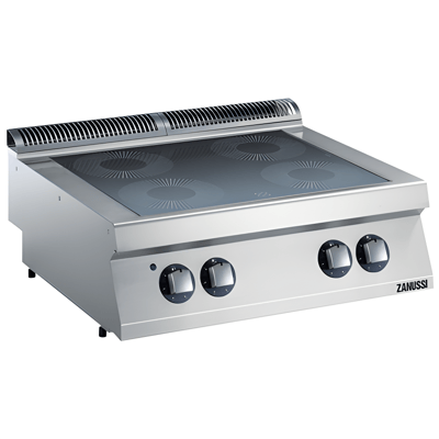 Zanussi 4'lü Elektrikli Set Üstü Kızılötesi Ocak, 4.4 kW, 400x700x250 mm, 372025