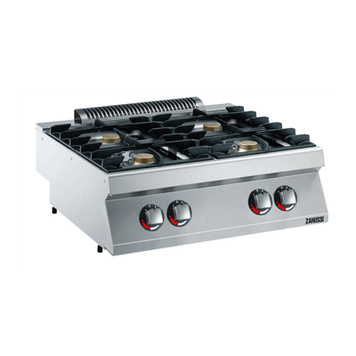 Zanussi 4'lü Gazlı Set Üstü Ocak, 800x700x250 mm, 372001