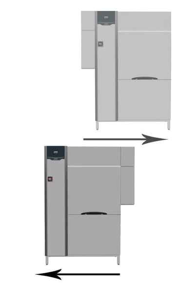 Zanussi Çift Durulamalı Konveyörlü Bulaşık Makinesi, Dokunmatik Ekran, Yerinde Özelleştirilebilir Yönlü