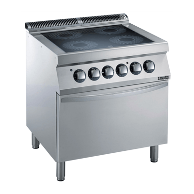 Zanussi Elektrikli Enfraruj Ocaklı 4'lü Kuzine Fırın, 800x700x850 mm, 372026