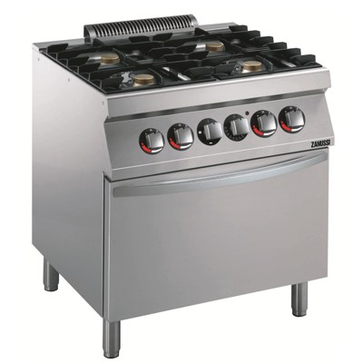 Zanussi Elektrikli Fırınlı 4'lü Gazlı Kuzine Ocak, 800x700x850 mm, 372003