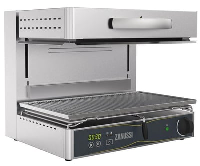Zanussi Elektrikli Salamander, Dijital, 3 Tarafı Açık, 600 mm, Tabak Algılamalı