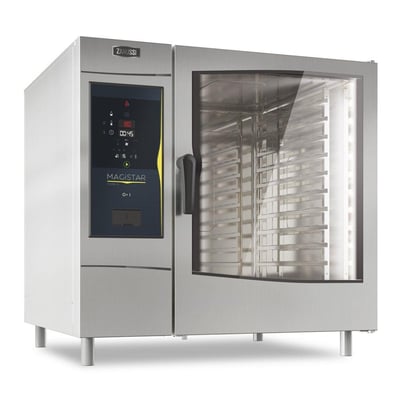Zanussi Magistar DI Boylersiz, GN 2/1 Elektrikli, 10 Tepsili Dijital Kombi Konveksiyonel Fırın, 218923