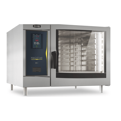 Zanussi Magistar TI Boylersiz, GN 2/1 Elektrikli, 6 Tepsili Dijital Kombi Konveksiyonel Fırın, 218621