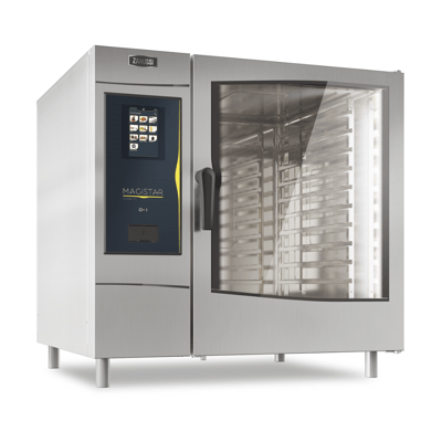 Zanussi Magistar TS, GN 2/1 Gazlı, 10 Tepsili Dijital Kombi Konveksiyonel Fırın, 218783 - 218763
