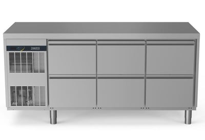 Zanussi Npt Active Hp Serisi Tezgah Tipi Buzdolabı, 6 Çekmeceli, Üstü Düz
