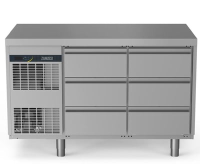 Zanussi Npt Active Hp Serisi Tezgah Tipi Buzdolabı, 6 Çekmeceli, Üstü Düz