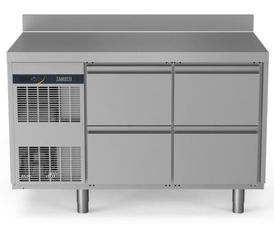 Zanussi Npt Active Hp Serisi Tezgah Tipi Buzdolabı, 4 Çekmeceli, Sırtlı