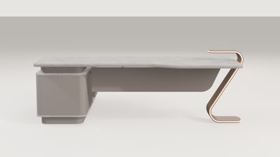 Arden Sağ Yönlü Konsollu Yönetici Masası 250X195 cm