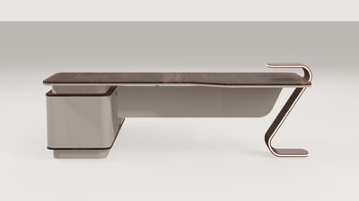 Arden Sağ Yönlü Konsollu Yönetici Masası 250X195 cm
