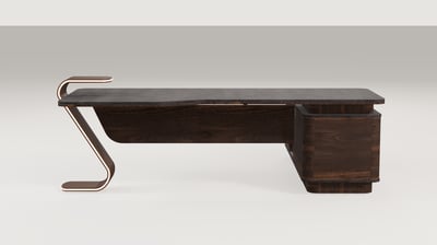Arden Sol Yönlü Konsollu Yönetici Masası 250X195 cm