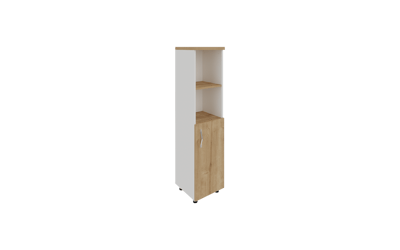 Mio Dört Bölmeli Tek Kapaklı Yarım Dolap 38X38X155