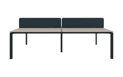 Ferro Plus Dörtlü Workstation 324X164 cm