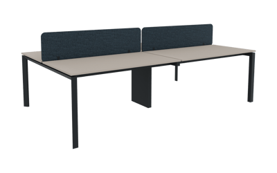 Ferro Plus Dörtlü Workstation 324X164 cm