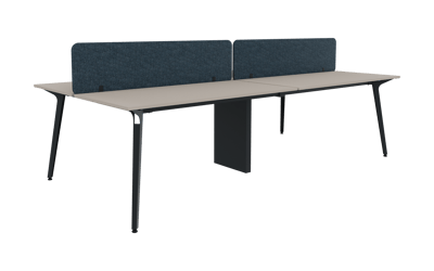 Liora Dörtlü Workstation 242X138 cm