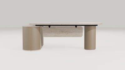 Loren Konsollu Yönetici Masası 220X170 cm