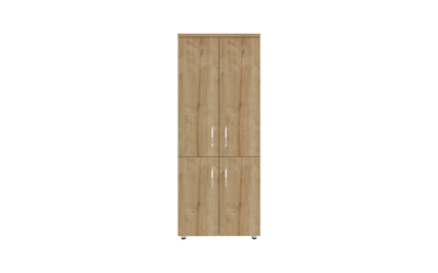 Mio Beş Bölmeli 4 Ayrı Kapaklı Dolap 75X38X190