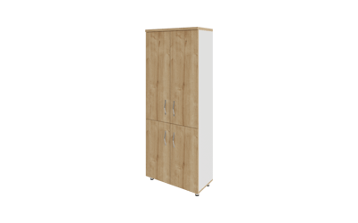 Mio Beş Bölmeli 4 Ayrı Kapaklı Dolap 75X38X190