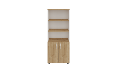 Mio Beş Bölmeli Yarım Kapaklı Dolap 75X38X190