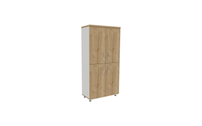Mio Dört Bölmeli 4 Ayrı Melamin Kapaklı Dolap 75X38X155