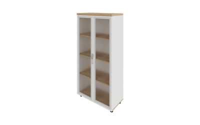 Mio Dört Bölmeli Cam Kapaklı Dolap 75X38X155