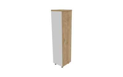 Mio Dört Bölmeli Tek Kapaklı Dolap 38X38X155