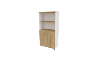 Mio Dört Bölmeli Yarım Kapaklı Dolap 75X38X155