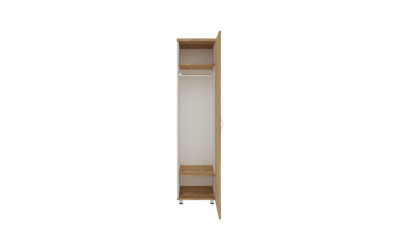 Mio Tekli Elbise Dolabı İki Raflı 45X55X190