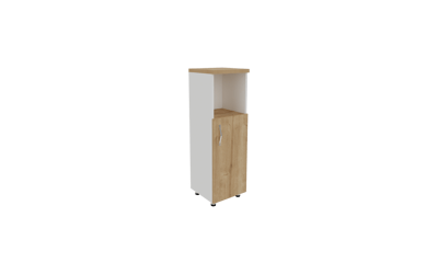 Mio Üç Bölmeli  Tek Kapaklı Yarım Dolap 38X38X120
