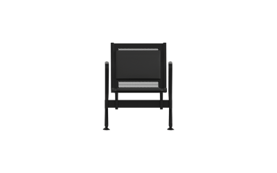 Steel Soft Tekli Kollu Bekleme Koltuğu