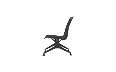 Steel Soft Tekli Kolsuz Bekleme Koltuğu