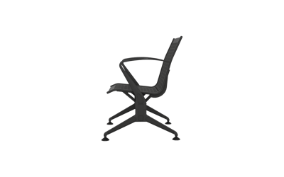 Steel Tekli Kollu Bekleme Koltuğu