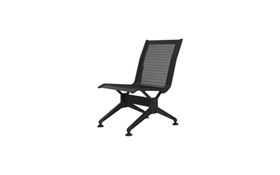 Steel Tekli Kolsuz Bekleme Koltuğu