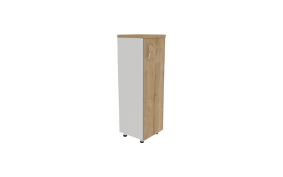 Mio Üç Bölmeli Tek Kapaklı Dolap 38X38X120