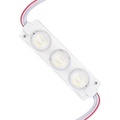 12 Volt 3 Watt Beyaz LED Modül - 74x20 mm - 3030 Çip