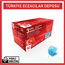 3 Katlı Telli Cerrahi Maske 50 Adet