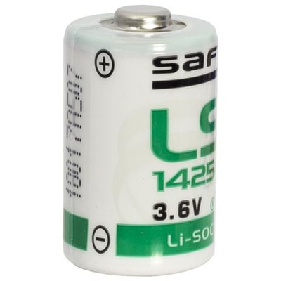 3.6 Volt Kısa Lityum Saft Pil 14250