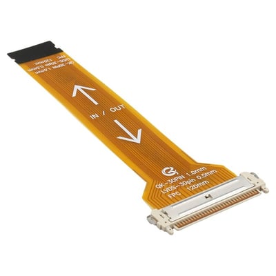 30 Pin 0.5mm Pitch 100mm Esnek Flat Kablo (FFC) LCD Panel Tamir Flexi