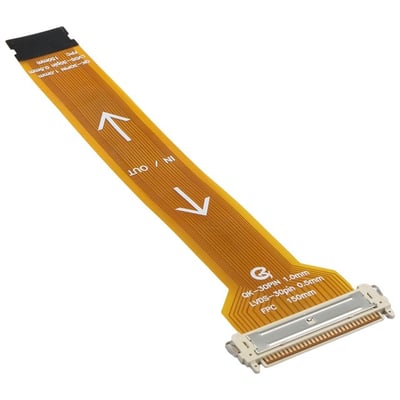 30 Pin 0.5mm Pitch 150mm Esnek Flat Kablo (FFC) LCD Panel Tamir Flexi