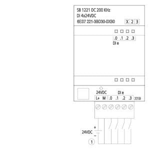 6ES7221-3BD30-0XB0 Signal Board SB 1221, 4 DI 24VDC 200KHz