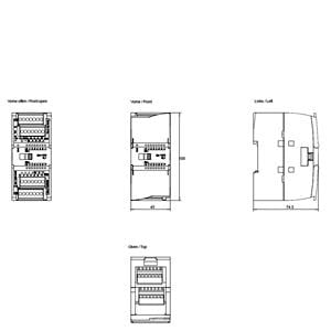 6ES7222-1HH32-0XB0 Digital Output SM1222, 16 DO, Relay