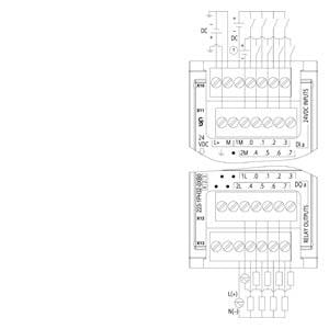 6ES7223-1PH32-0XB0 Digital I/O SM 1223, 8DI/8DO
