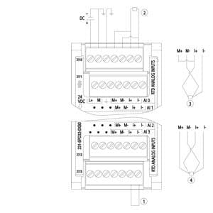 6ES7231-5PD32-0XB0 S7-1200, analog Input SM 1231 RTD, 4 AI