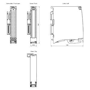 6ES7522-1BH10-0AA0 S7-1500, DQ 16x24VDC/0.5A BA