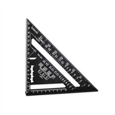 ALÜMİNYUM ÜÇGEN GÖNYE 180 MM