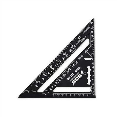 ALÜMİNYUM ÜÇGEN GÖNYE 180 MM