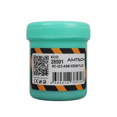 Amtech NC-223-ASM 100g Lehim Kremi (Flux) No-Clean Profesyonel SMD Lehimleme