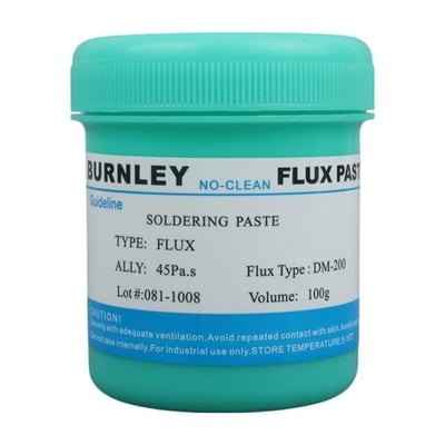Burnley DM-200 45Pa.S Viskoziteli 100 Gram Krem Flux Lehim Pastası