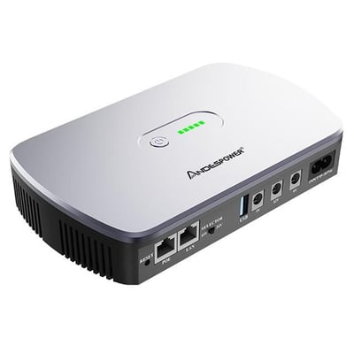 Andespower DCF-1018P 8800mAh Taşınabilir UPS Modem Router Güç Kaynağı LAN POE 15-24V DC 5-9-12V
