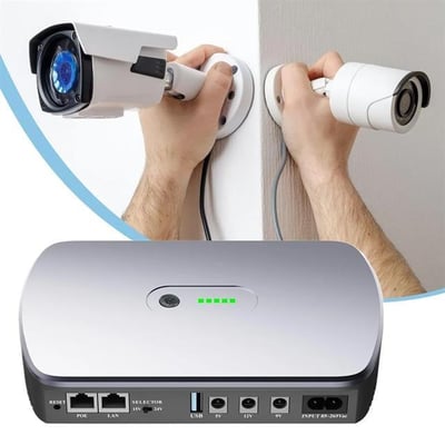 Andespower DCF-1018P 8800mAh Taşınabilir UPS Modem Router Güç Kaynağı LAN POE 15-24V DC 5-9-12V